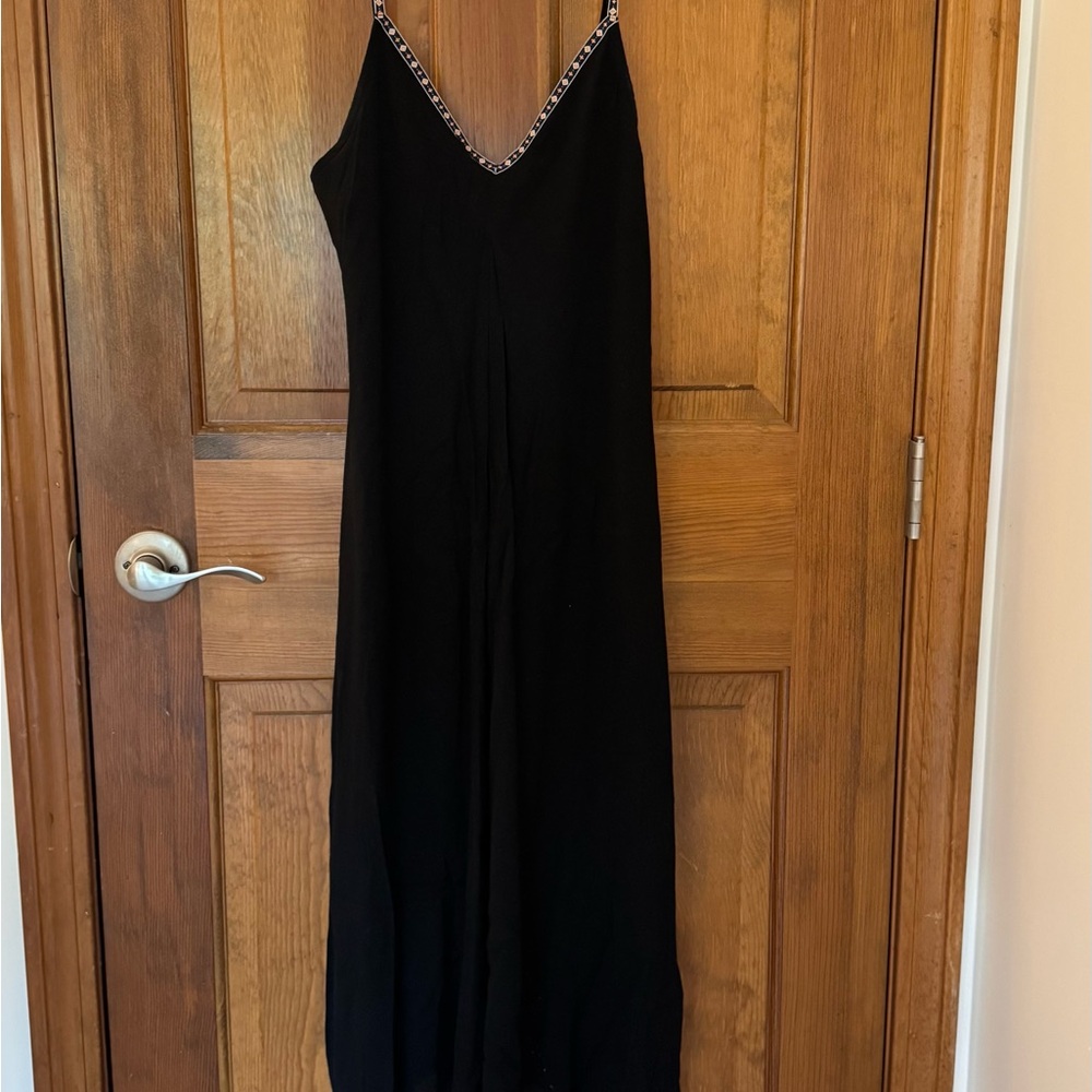 Forever 21 Black Maxi Slip Dress